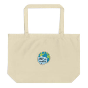 Spread Kindness - Large Organic Tote Bag - 312 Supply + Co.