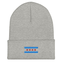 Load image into Gallery viewer, Chicago Flag Cuffed Beanie - 312 Supply + Co.
